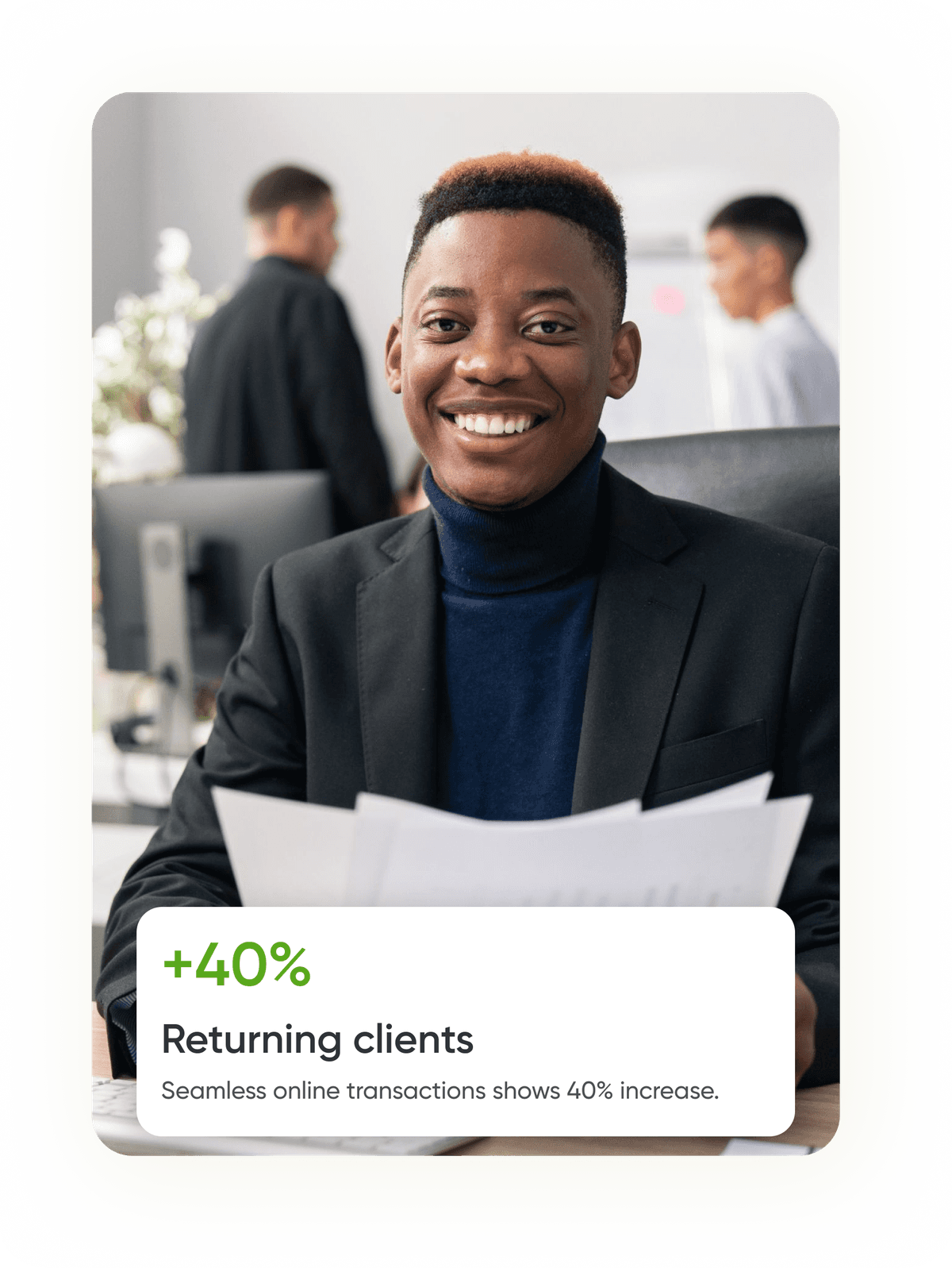 Professional in office